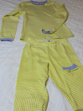 Load image into Gallery viewer, Handcrafted hemp and organic cotton kids pajamas
